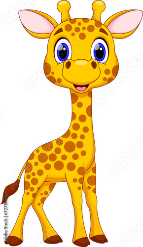 Cute giraffe cartoon