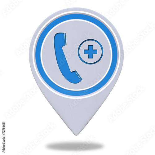 Free Download Emergency pointer icon on white background - GFXLoad