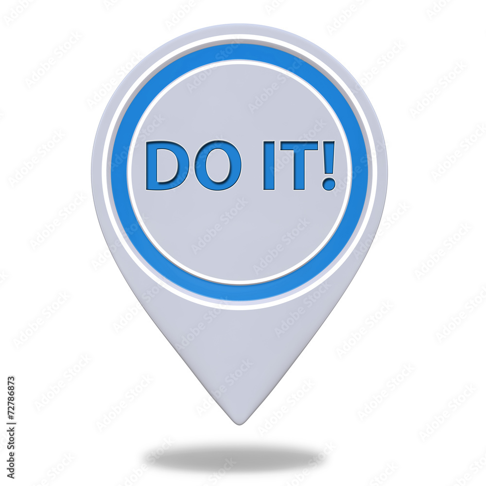 Do it pointer icon on white background Do it pointer icon on white background