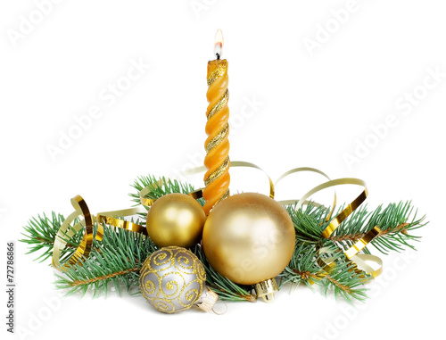 Christmas composition with ...