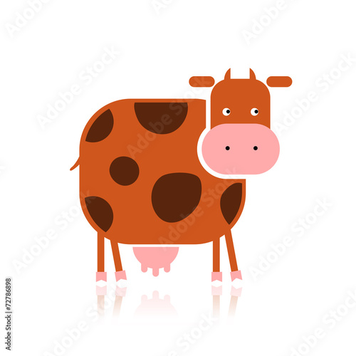Funny cow for your design