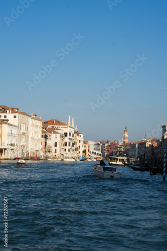 View down the Grand Canal, Venice