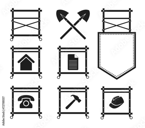 Set of Scaffolding Icons for web site