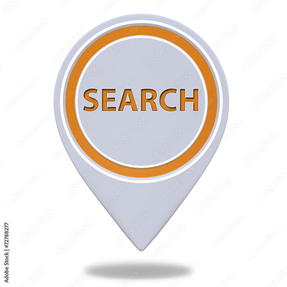 search pointer icon on white background search pointer icon on white background