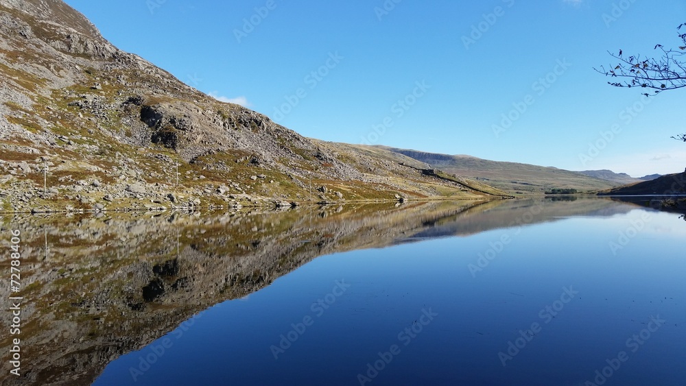 Reflections in Llyn Ogwen Reflections in Llyn Ogwen