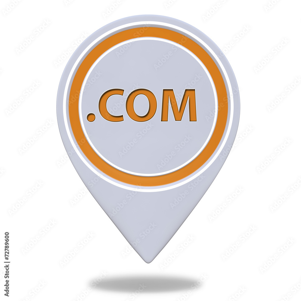 Com pointer icon on white background Com pointer icon on white background