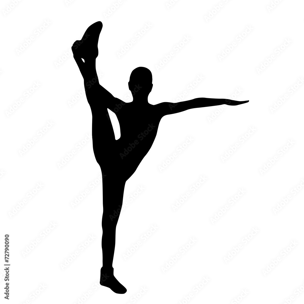 sport fitness woman exercise workout silhouettes sport fitness woman exercise workout silhouettes