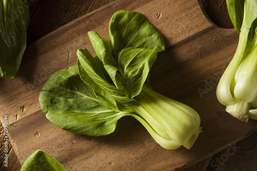 Raw Organic Baby Bok Choy photo