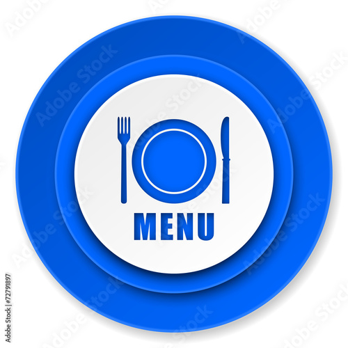 menu icon, restaurant sign