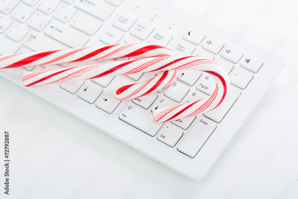 Fototapeta premium Christmas mood on the office table