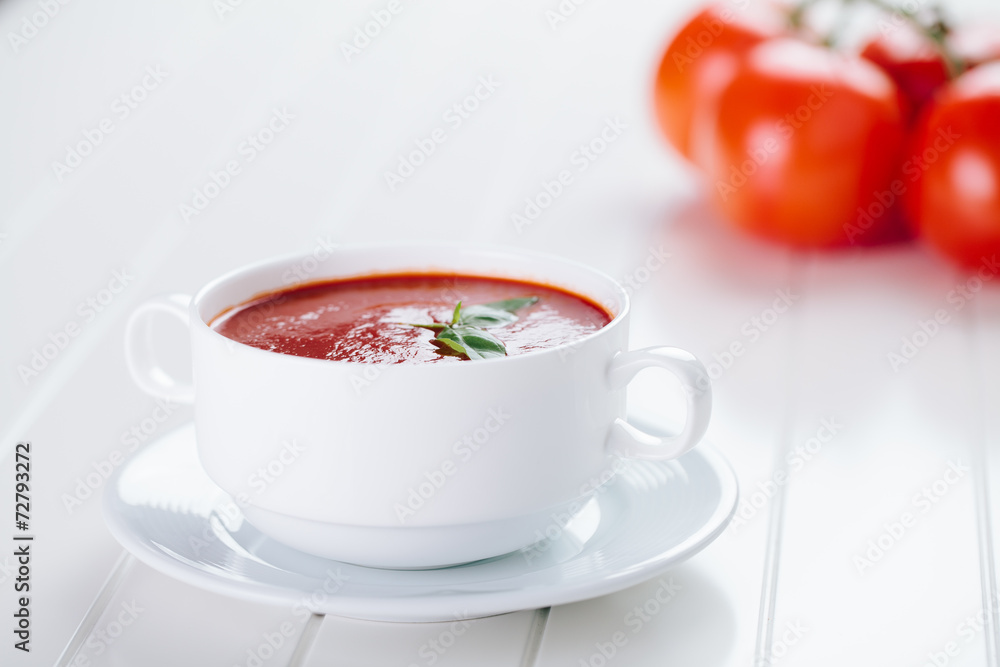 Fresh tomato soup Fresh tomato soup