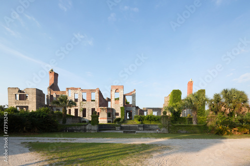 Wallpaper Mural Dungeness ruins on Cumberland Island Torontodigital.ca