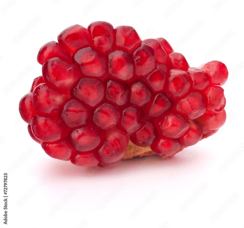 Broken pomegranate segment Broken pomegranate segment