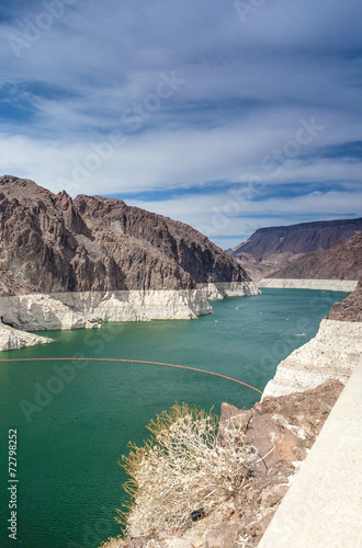Hoover Dam, Lake Mead, Nevada-Arizona States Border, USA