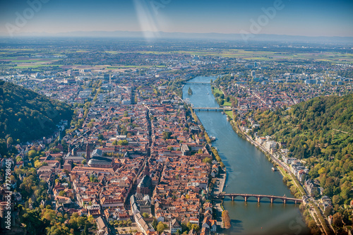 Heidelberg Luftaufnahme  photo