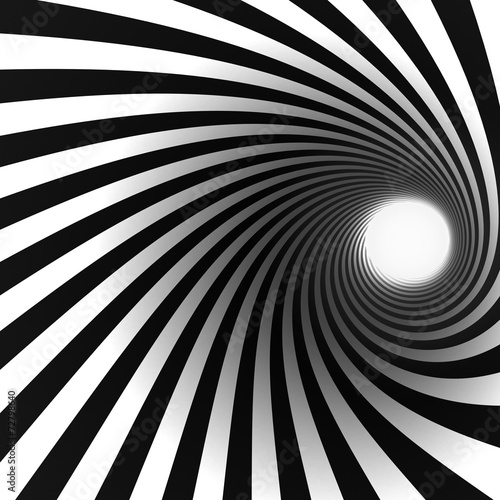 black and white spiral