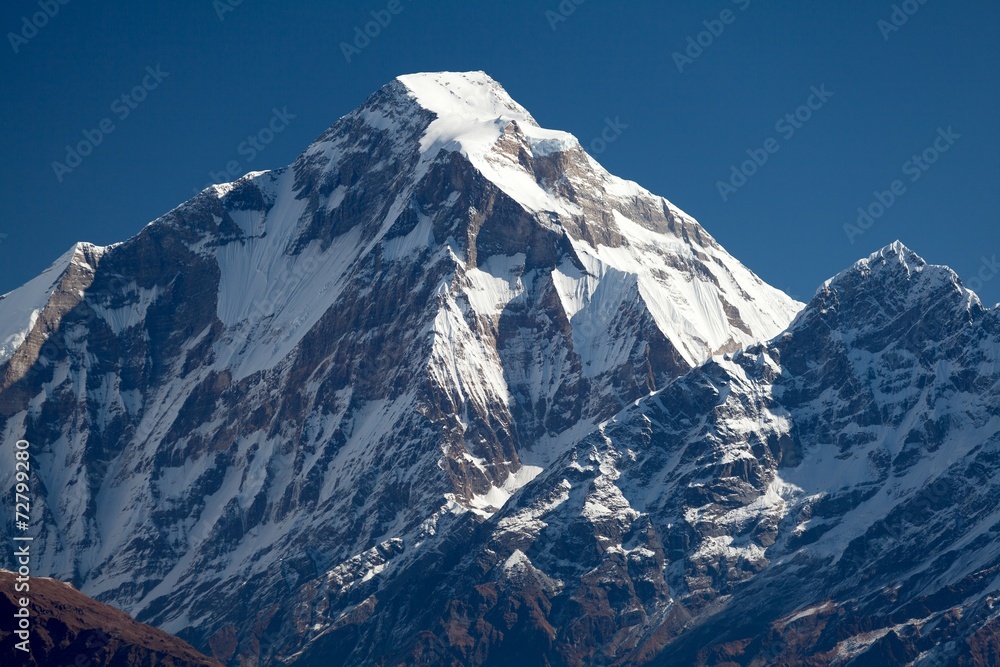 Summit of Dhaulagiri from South