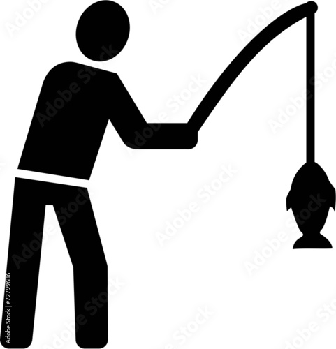 Fishing Pictogram