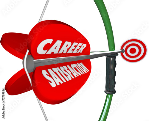 Career Satisfaction Job Work Happiness Fulfillment Bow Arrow