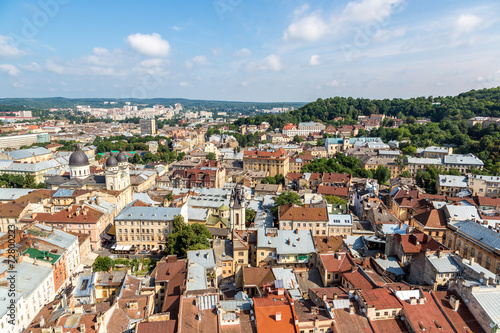Lviv bird's-eye view