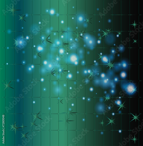 Grid bokeh green background