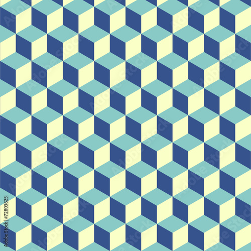 Abstract isometric cube pattern background