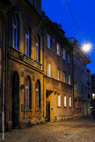Kazimierz, former jewish quarter of Krakow, Poland #72804271