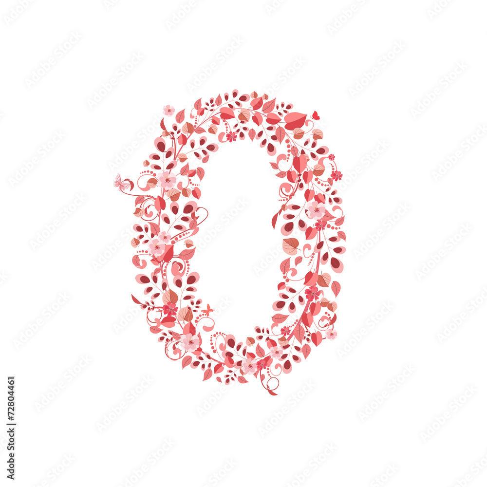 Romantic floral number 0 Romantic floral number 0