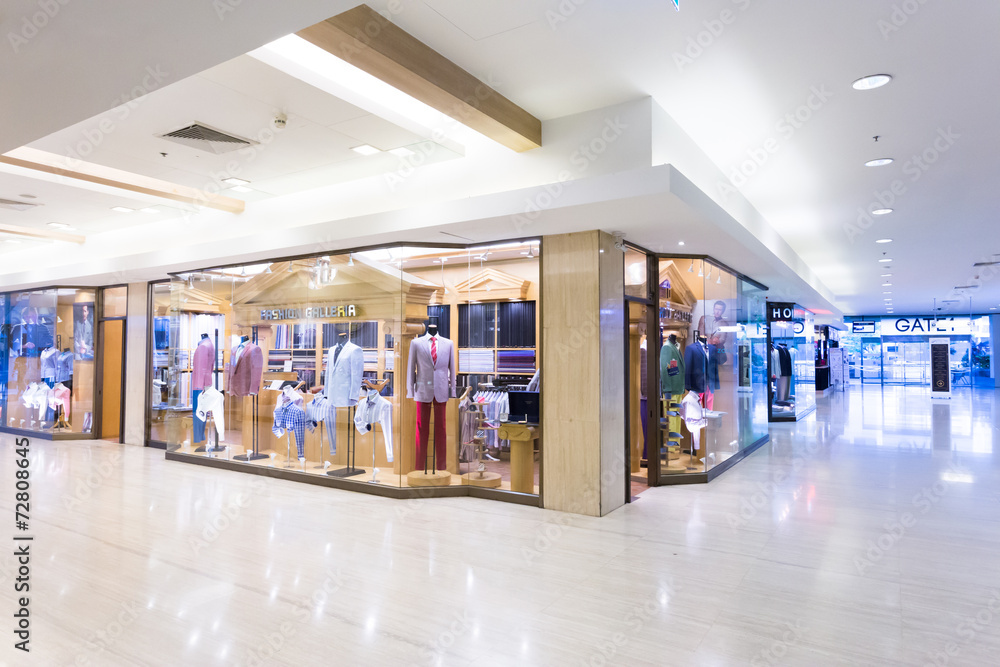 modern clothes retail shop in shopping mall modern clothes retail shop in shopping mall