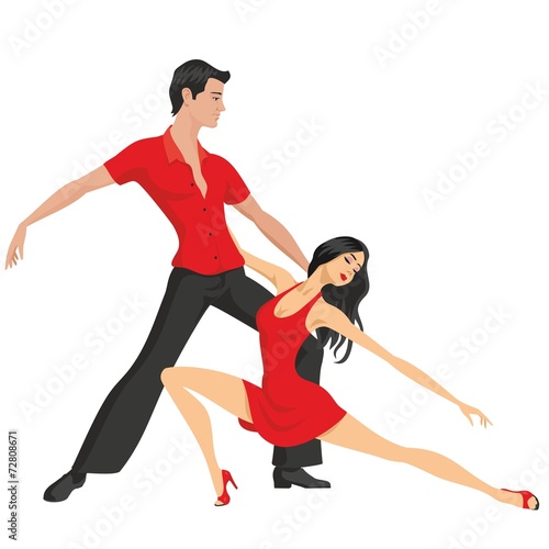 beautiful dancing figures