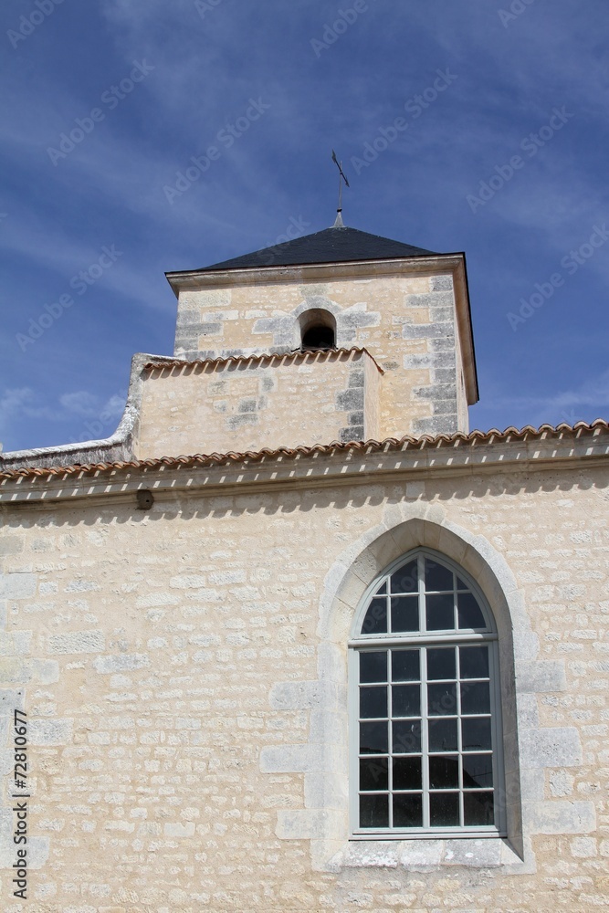 Fototapeta premium église saint paul et saint pierre,brouage