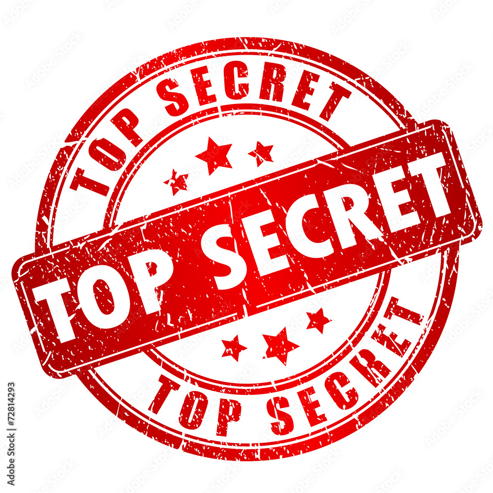 Top secret vector stamp vector de Stock | Adobe Stock