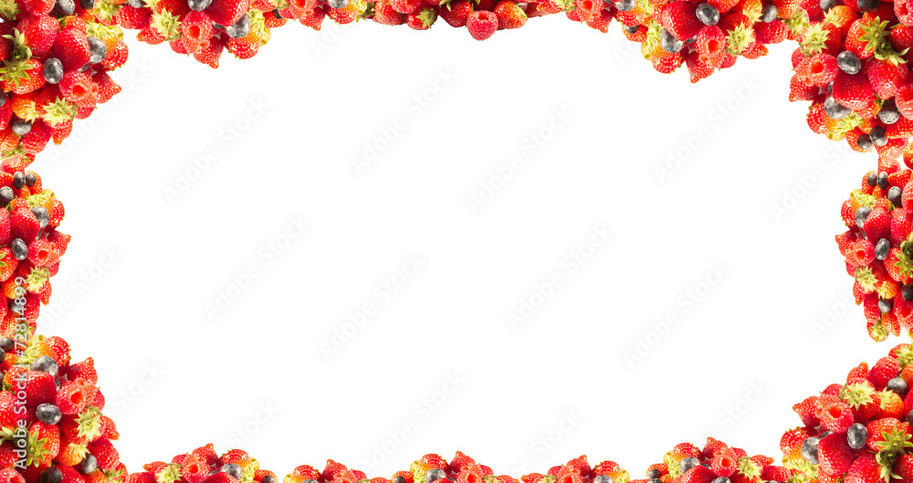 Fruits frame background Fruits frame background
