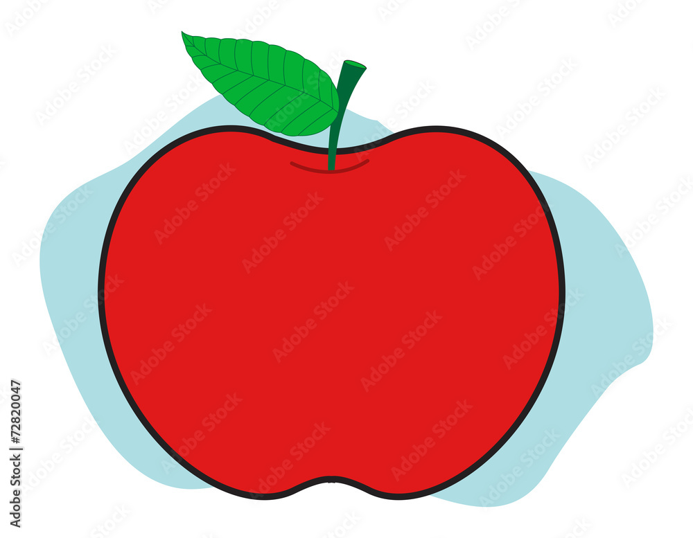 Apple Shape Illustration Apple Shape Illustration
