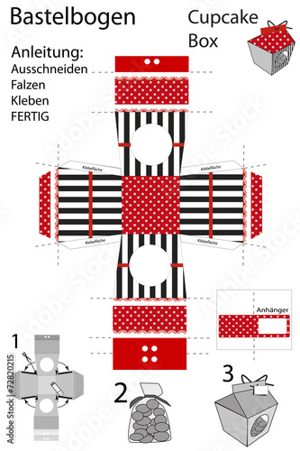 Verpackung_Bastelbogen_Cupcake-Box