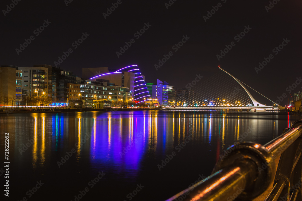 Obraz premium night Dublin