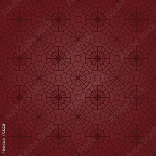 Star & Circle Motifs (Claret Red)