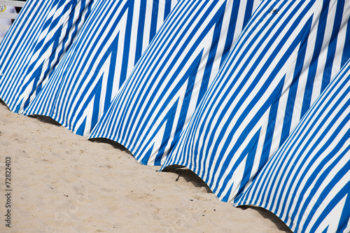 Classic and traditional Dinard Beach Tents