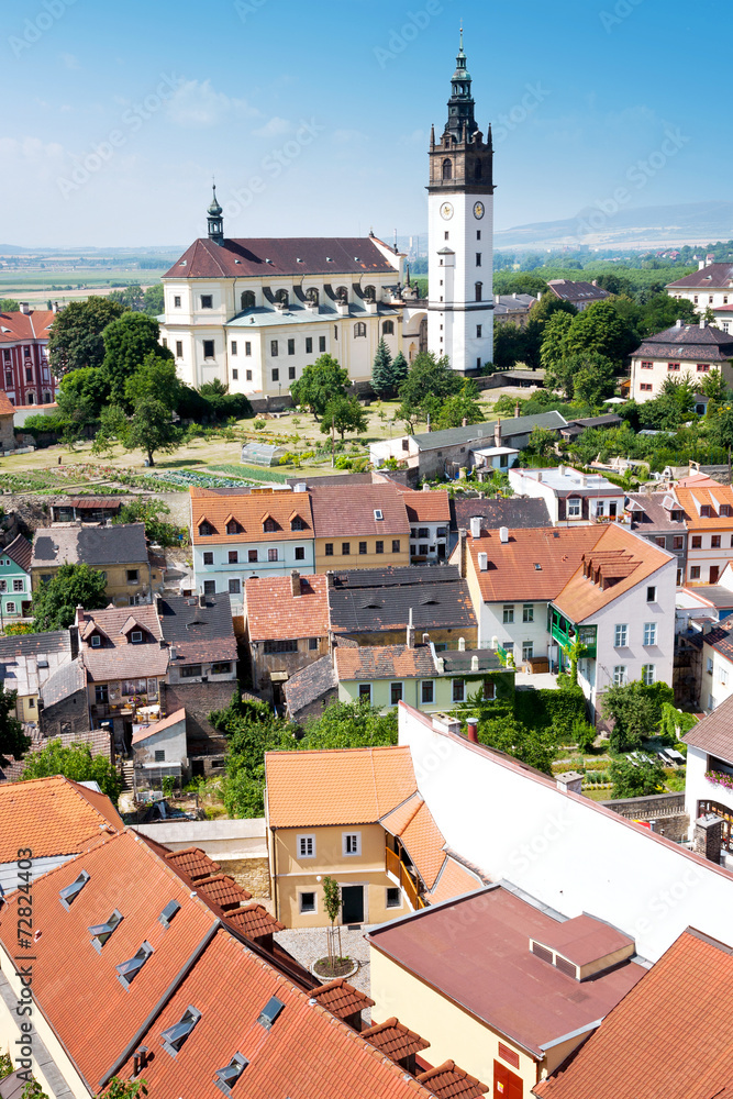 Fototapeta premium St. Stephen cathedral, Litomerice, Bohemia, Czech republic