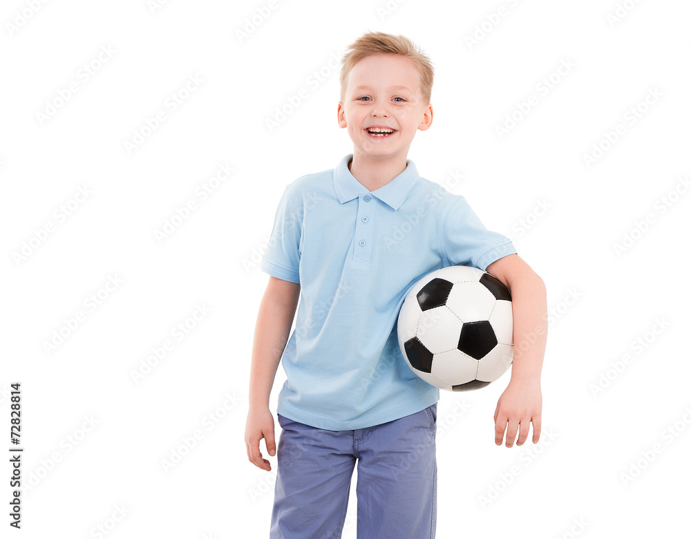 Happy Sport  Boy isolated