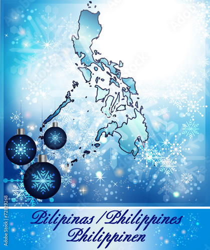 Karte der Philippinen