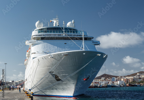 Cruise ship. Las Palmas de Gran Canaria. The Canary Islands. © Masterovoy