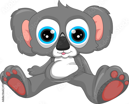 cute koala cartoon