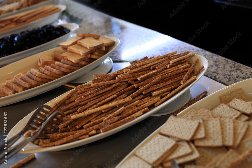 Breadsticks and cookies Breadsticks and cookies