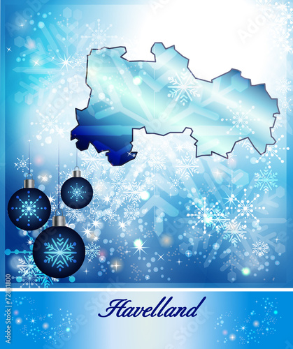 Karte vom Havelland