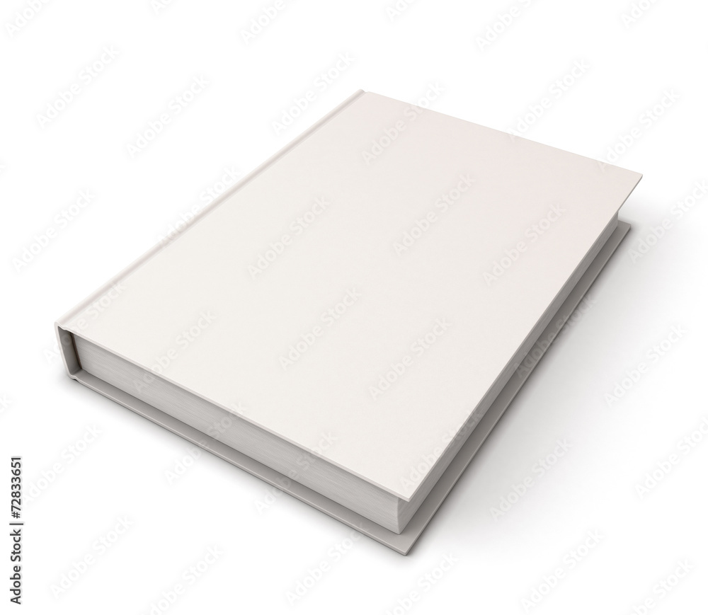 Blank book cover template Blank book cover template