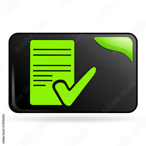 valider le formulaire sur bouton web rectangle vert