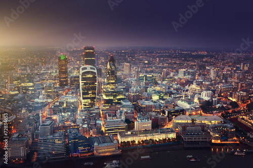 City of London At Sunset © Iakov Kalinin