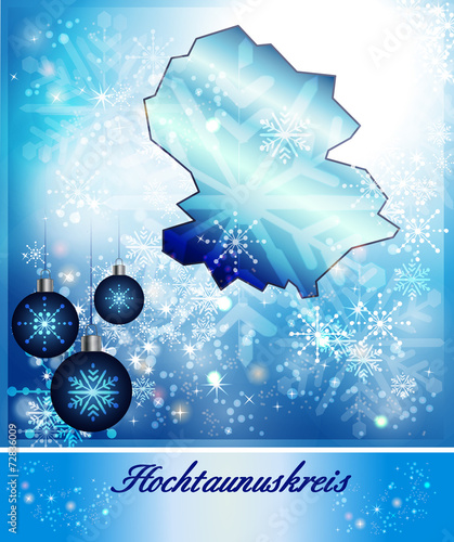 Karte vom Hochtaunuskreis