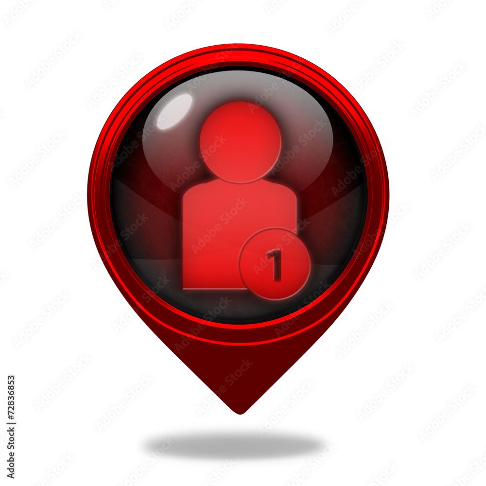 add pointer icon on white background add pointer icon on white background